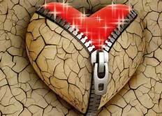 heart rock zipper